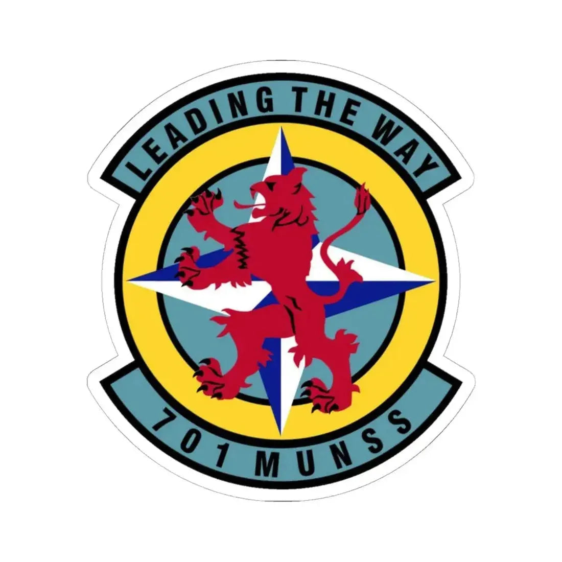 701st Munitions Support Squadron (U.S. Air Force) STICKER Vinyl Kiss-Cut Decal 6 Inch White - The Sticker Space