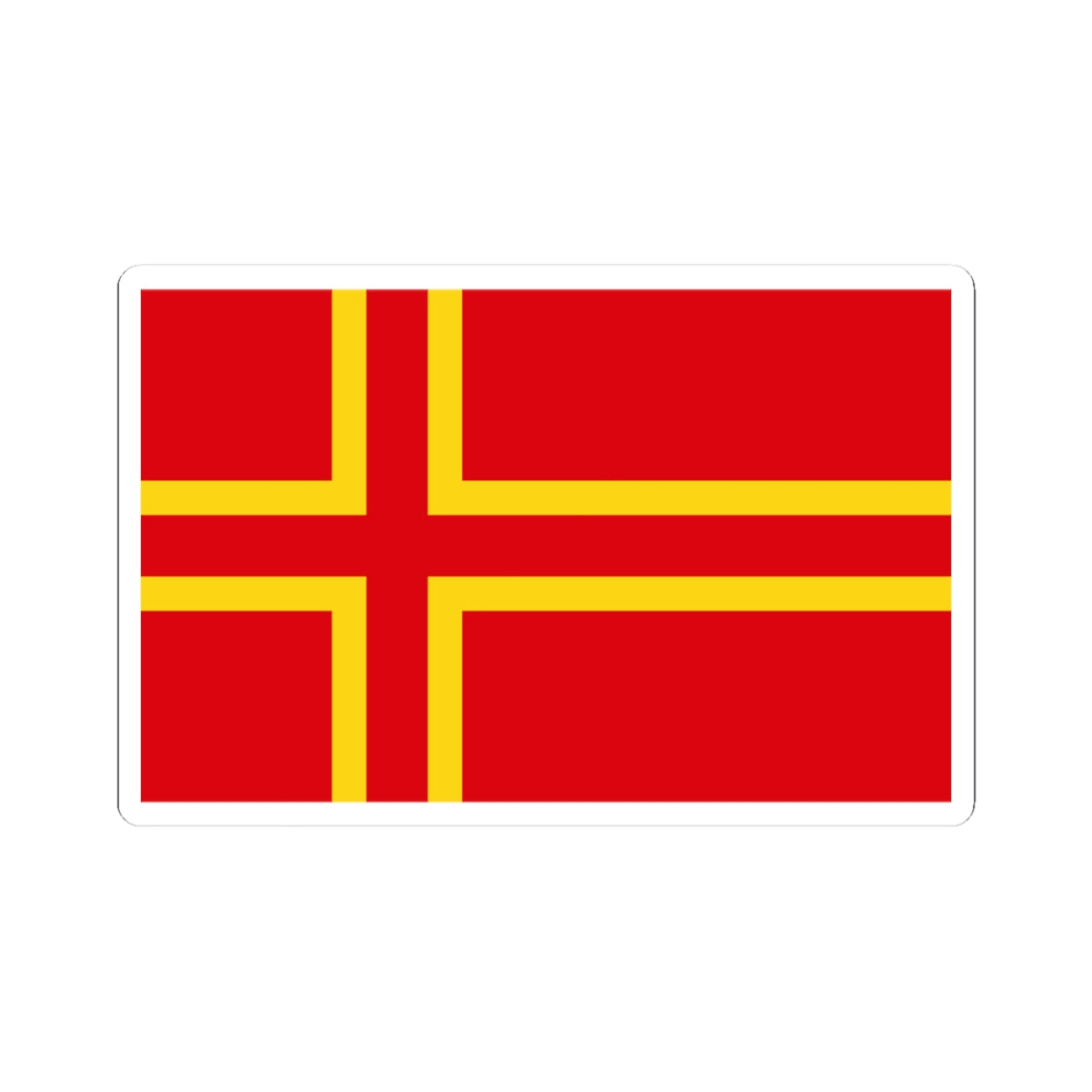 Flag of Normandy (France) STICKER Vinyl Kiss-Cut Decal