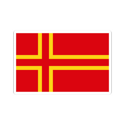 Flag of Normandy (France) STICKER Vinyl Kiss-Cut Decal
