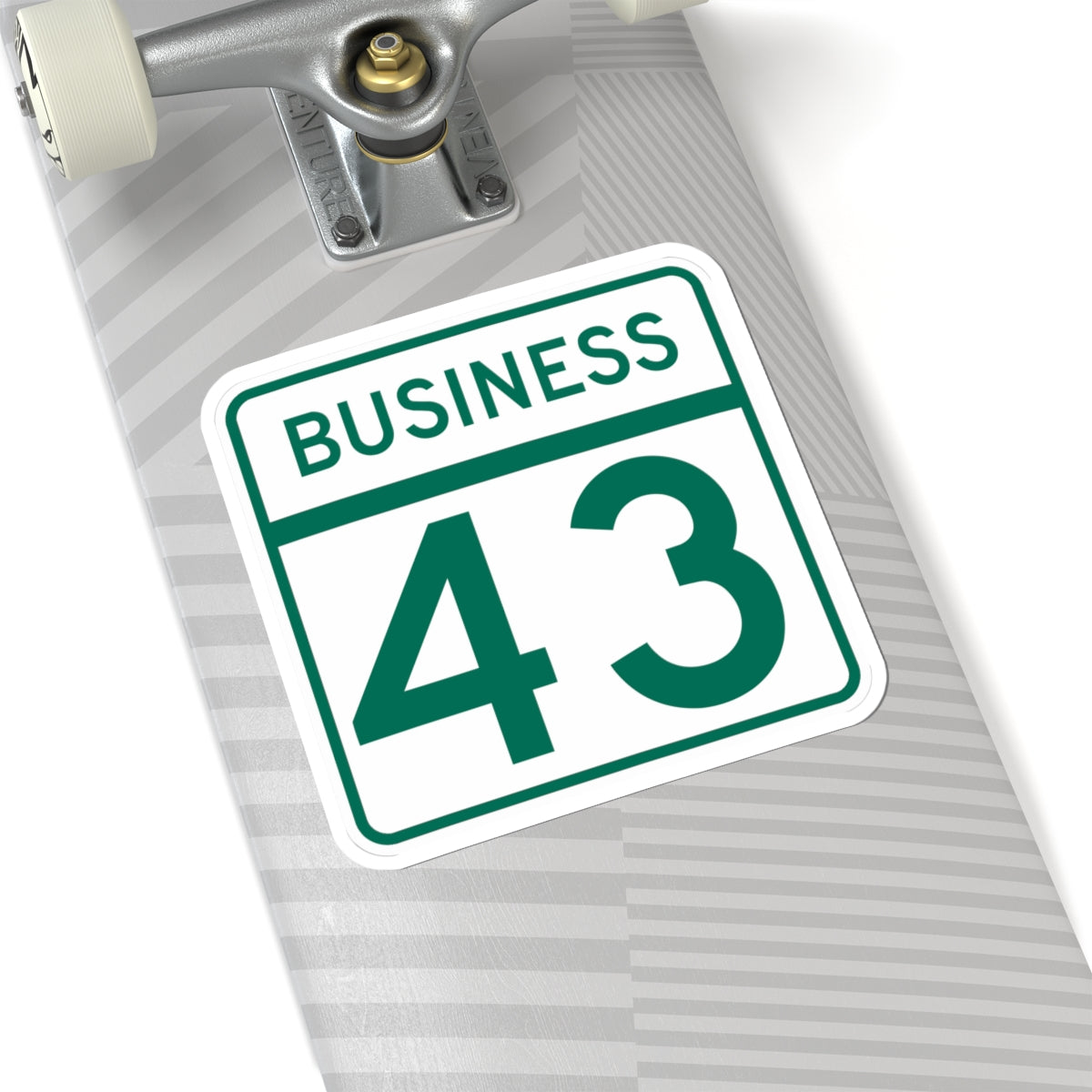 MD Route 43 Business (Maryland) (Road Sign) STICKER Vinyl Kiss-Cut Decal