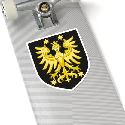 Arms of the house of Cirksena 1 (Denmark) (Coat of Arms) STICKER Vinyl Kiss-Cut Decal