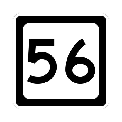 WV-56 (Virginia) (Road Sign) STICKER Vinyl Kiss-Cut Decal