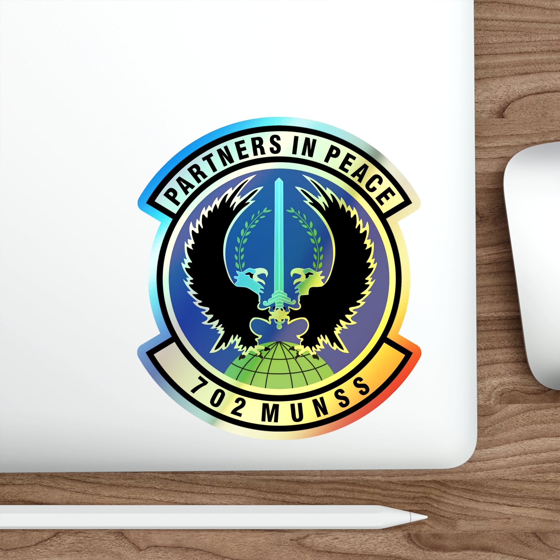 702d Munitions Support Squadron (U.S. Air Force) Holographic STICKER Die-Cut Vinyl Decal-The Sticker Space