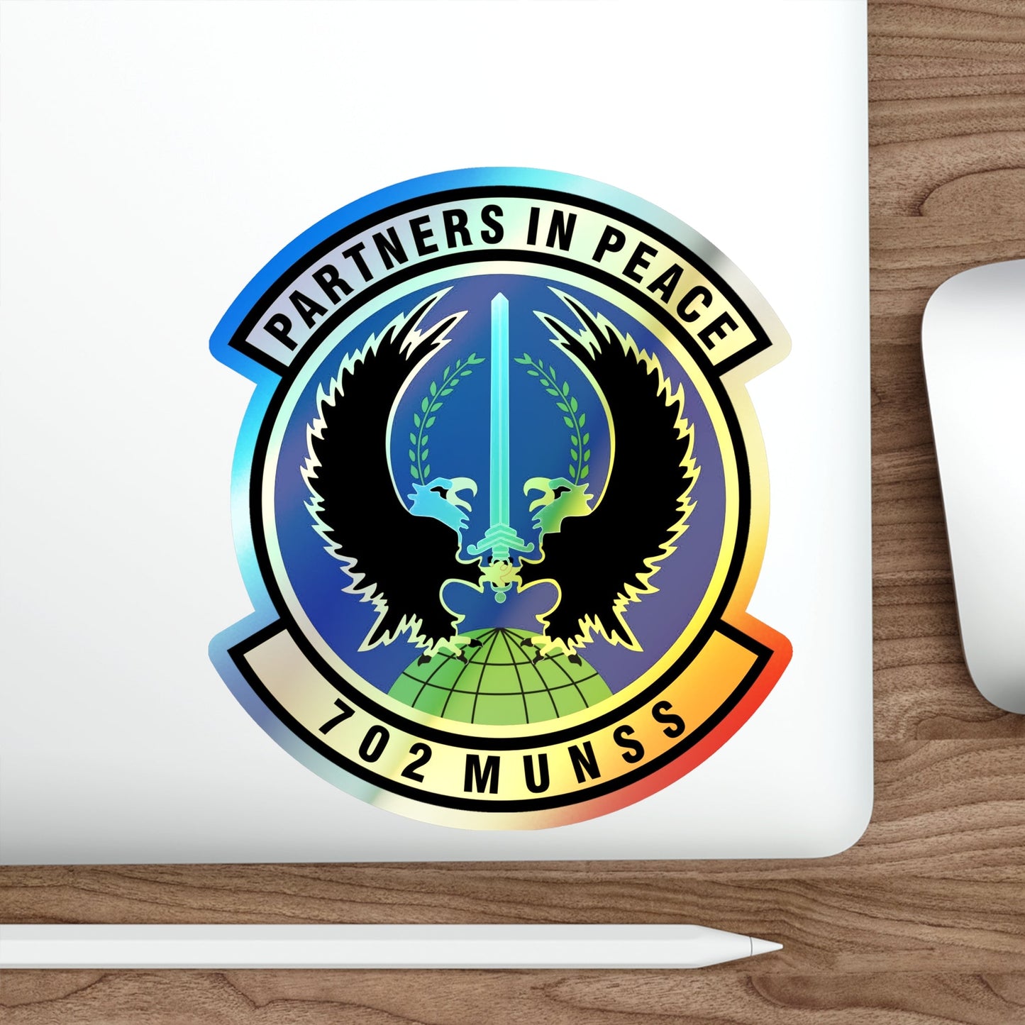 702d Munitions Support Squadron (U.S. Air Force) Holographic STICKER Die-Cut Vinyl Decal-The Sticker Space