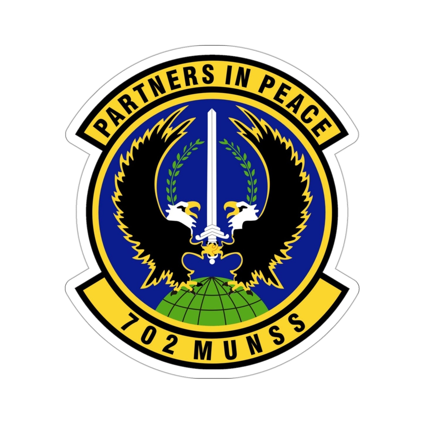 702d Munitions Support Squadron (U.S. Air Force) STICKER Vinyl Die-Cut Decal-3 Inch-The Sticker Space