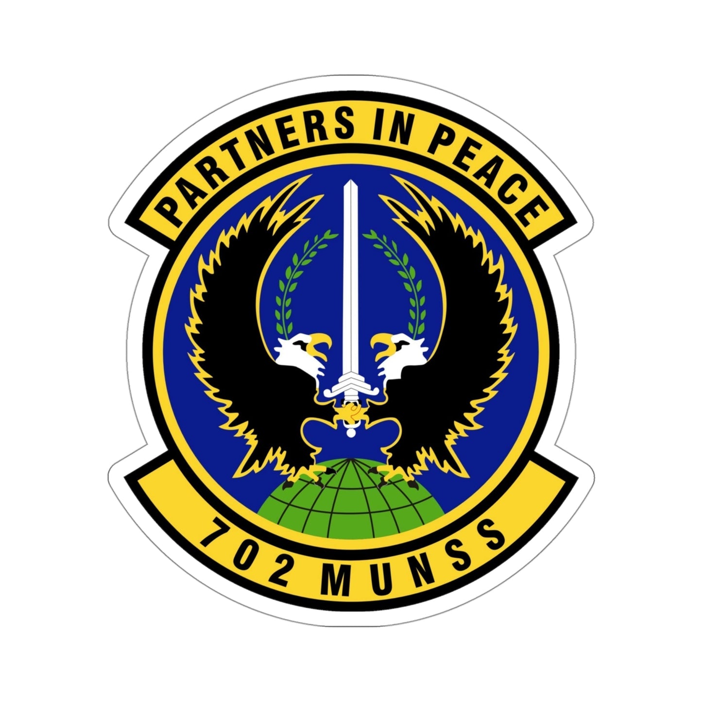 702d Munitions Support Squadron (U.S. Air Force) STICKER Vinyl Die-Cut Decal-4 Inch-The Sticker Space