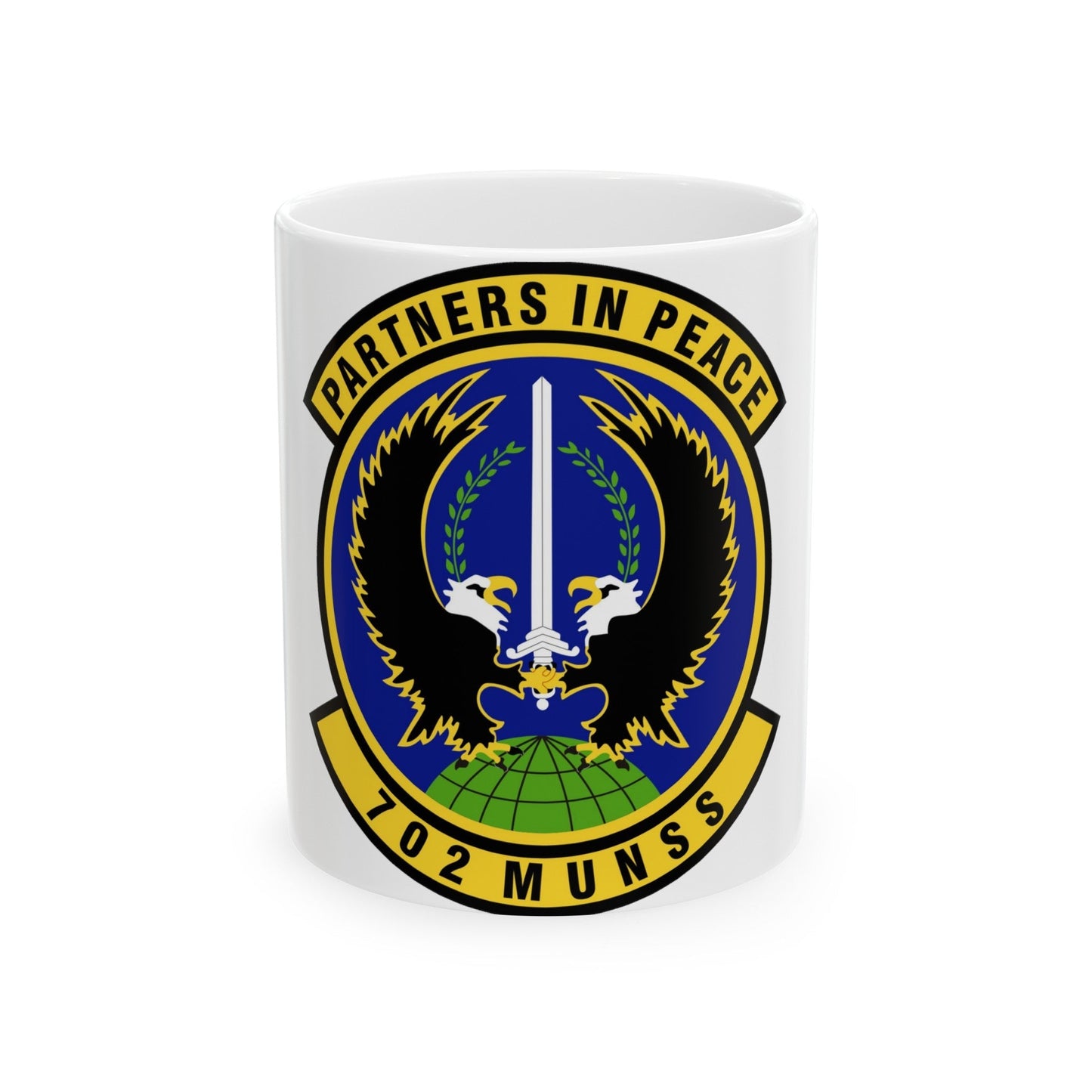 702d Munitions Support Squadron (U.S. Air Force) White Coffee Mug-11oz-The Sticker Space