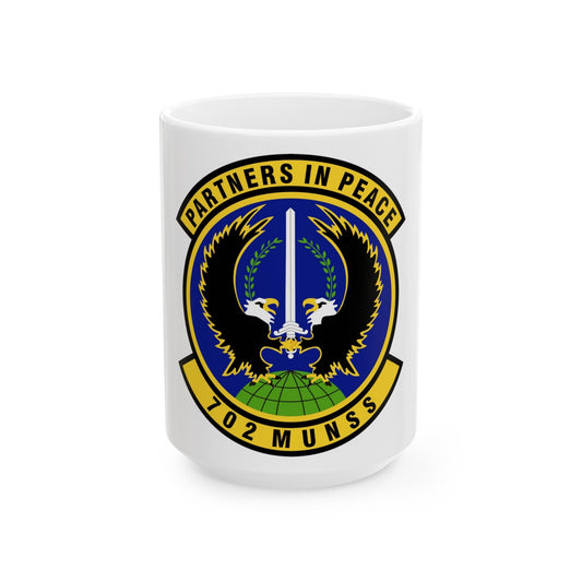 702d Munitions Support Squadron (U.S. Air Force) White Coffee Mug-15oz-The Sticker Space