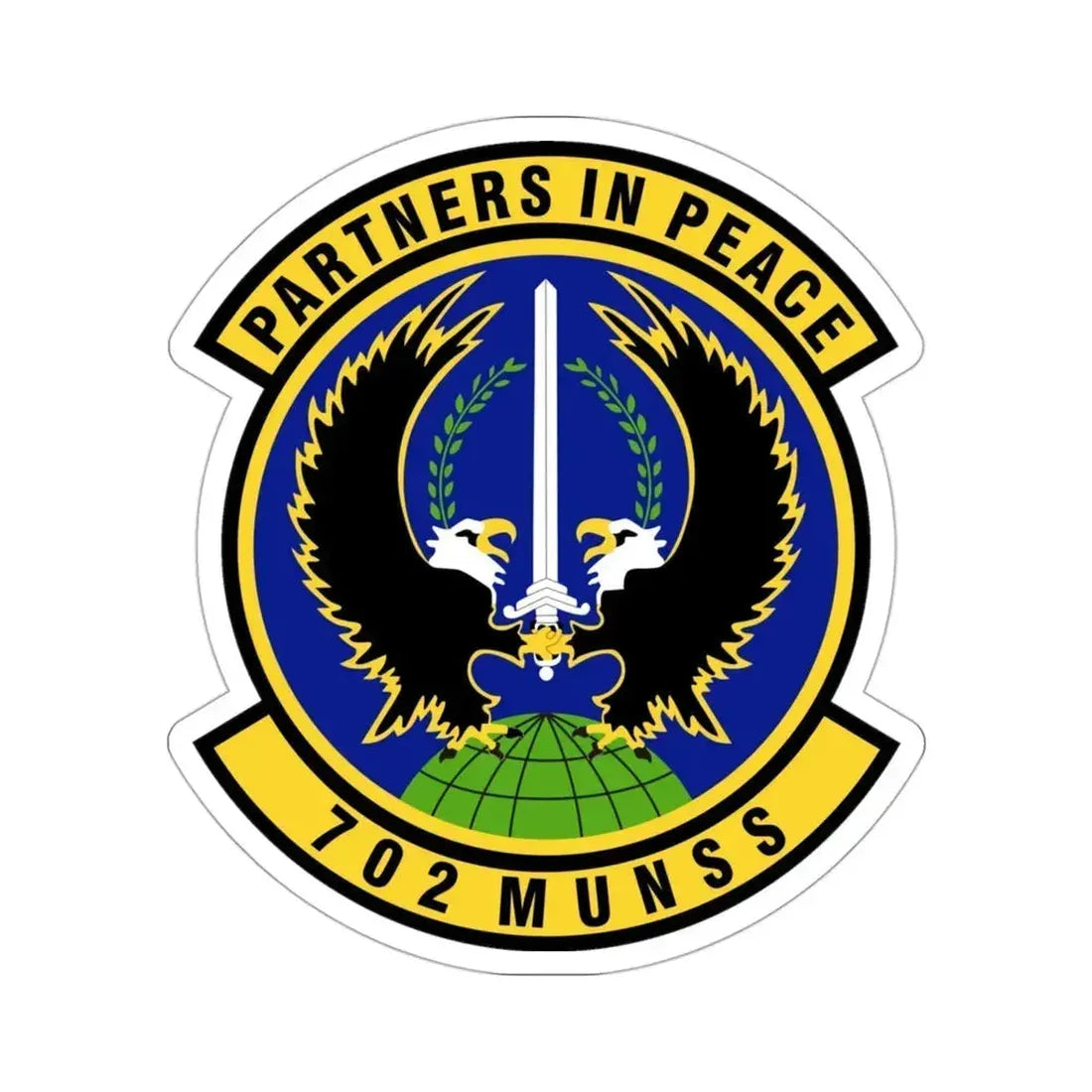 702d Munitions Support Squadron (U.S. Air Force) STICKER Vinyl Die-Cut Decal 3 Inch - The Sticker Space