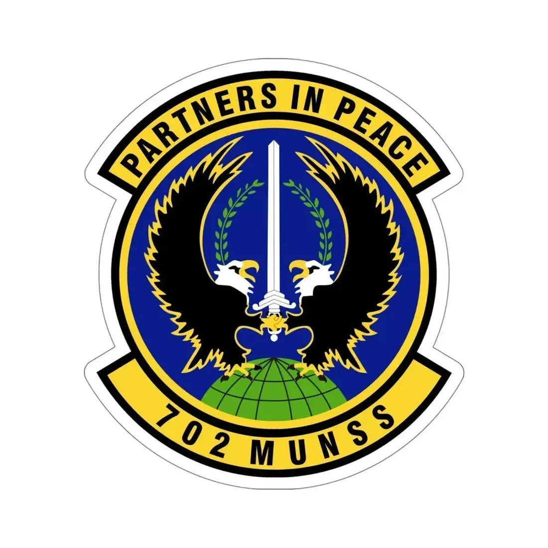 702d Munitions Support Squadron (U.S. Air Force) STICKER Vinyl Die-Cut Decal 5 Inch - The Sticker Space