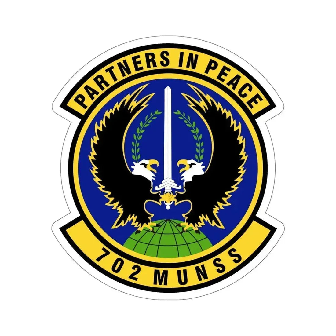 702d Munitions Support Squadron (U.S. Air Force) STICKER Vinyl Die-Cut Decal 6 Inch - The Sticker Space