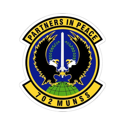 702d Munitions Support Squadron (U.S. Air Force) STICKER Vinyl Kiss-Cut Decal 6 Inch White - The Sticker Space