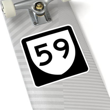 PR urban primary 59 (Puerto Rico) (Road Sign) STICKER Vinyl Kiss-Cut Decal