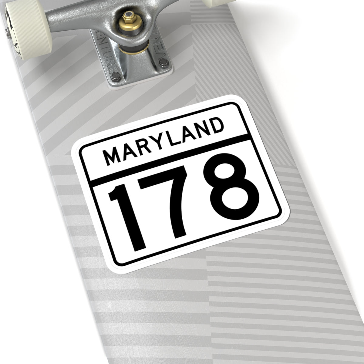 MD Route 178 (Maryland) (Road Sign) STICKER Vinyl Kiss-Cut Decal