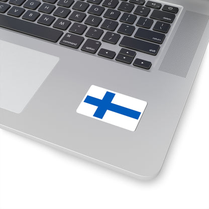 Flag of Finland 1918-1920 (Finland)_1 STICKER Vinyl Kiss-Cut Decal