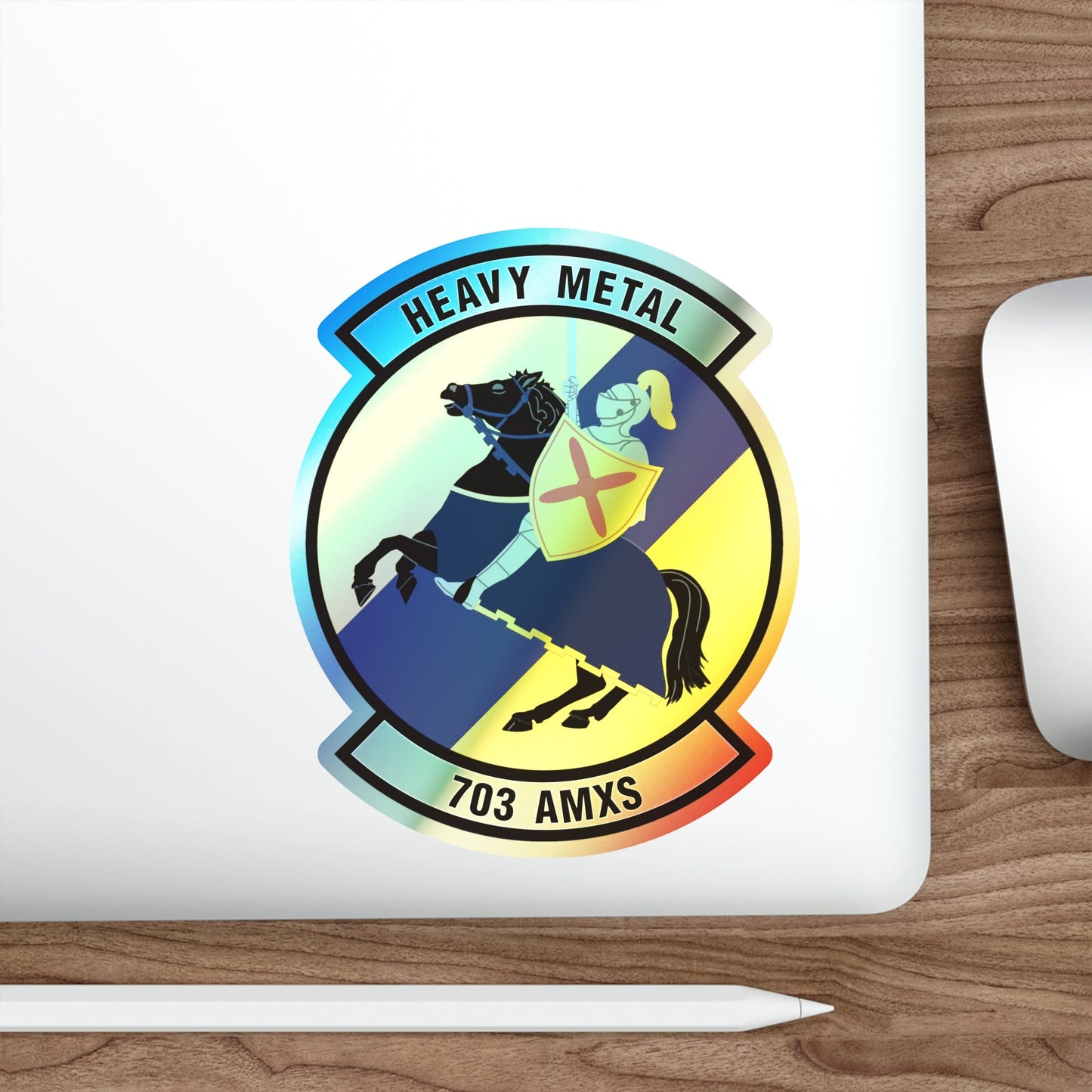 703d Aircraft Maintenance Squadron (U.S. Air Force) Holographic STICKER Die-Cut Vinyl Decal-The Sticker Space