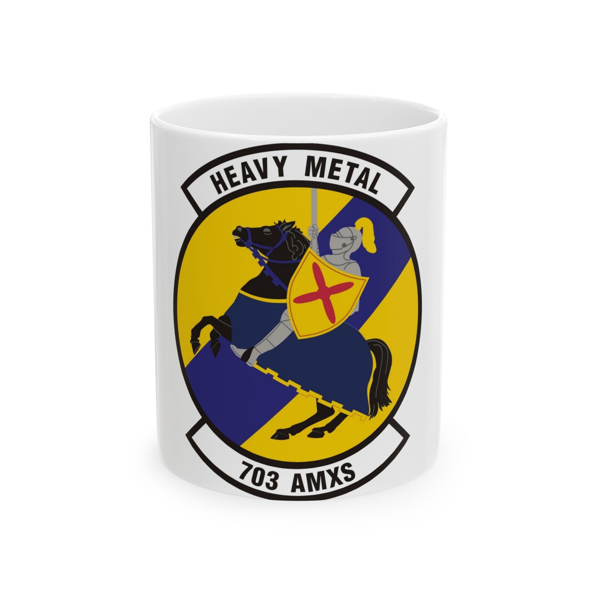 703d Aircraft Maintenance Squadron (U.S. Air Force) White Coffee Mug-11oz-The Sticker Space