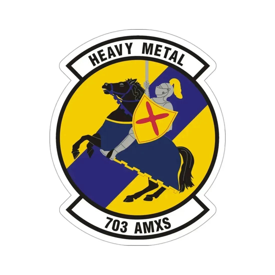 703d Aircraft Maintenance Squadron (U.S. Air Force) STICKER Vinyl Die-Cut Decal 3 Inch - The Sticker Space