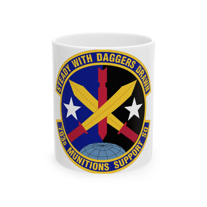 703d Munitions Support Squadron (U.S. Air Force) White Coffee Mug-11oz-The Sticker Space