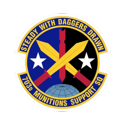 703d Munitions Support Squadron (U.S. Air Force) STICKER Vinyl Kiss-Cut Decal - The Sticker Space