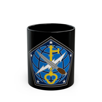 704 Military Intelligence Brigade (U.S. Army) Black Coffee Mug-11oz-The Sticker Space