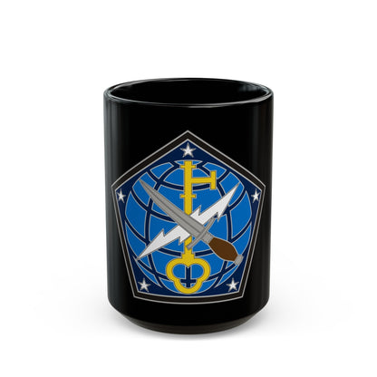 704 Military Intelligence Brigade (U.S. Army) Black Coffee Mug-15oz-The Sticker Space