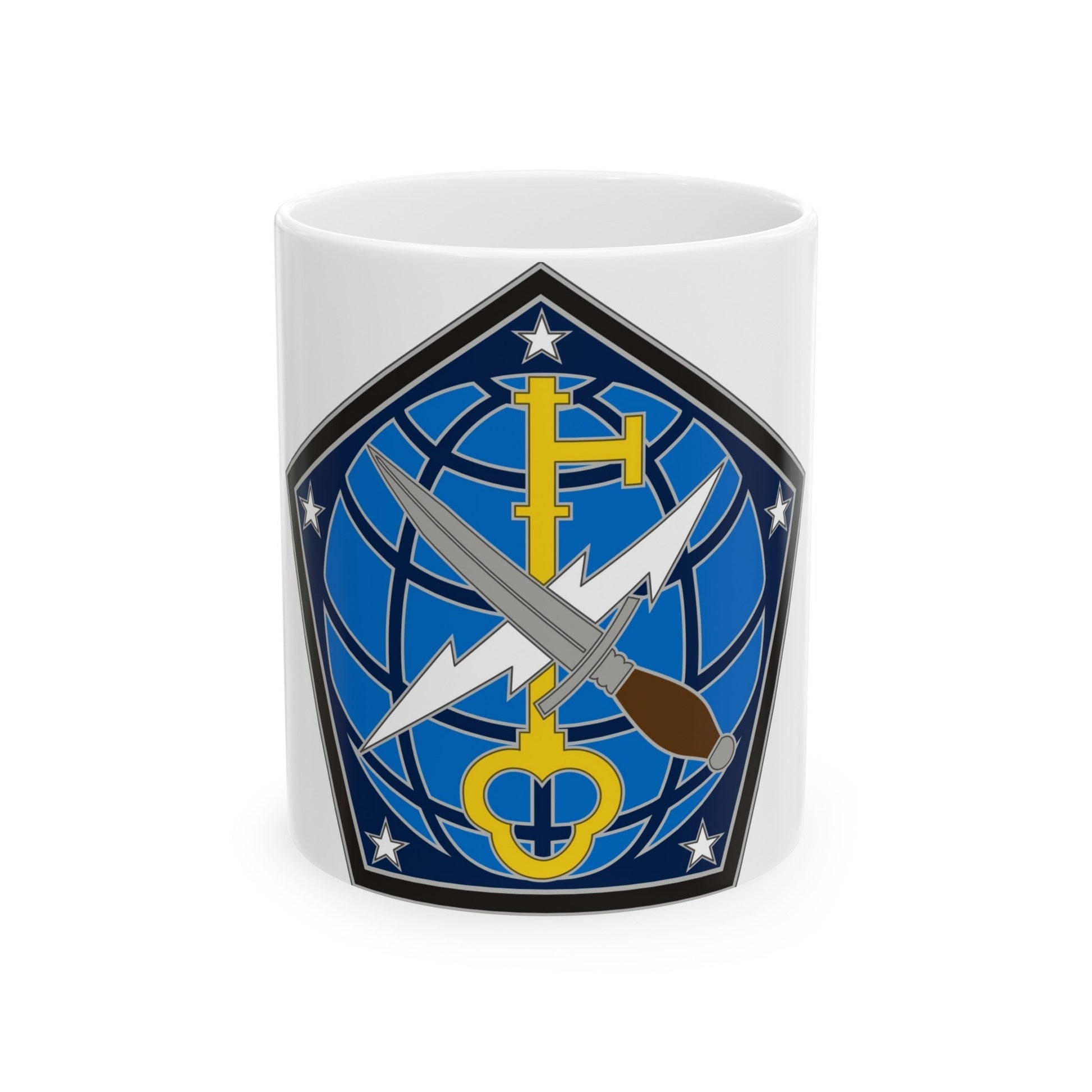 704 Military Intelligence Brigade (U.S. Army) White Coffee Mug-11oz-The Sticker Space