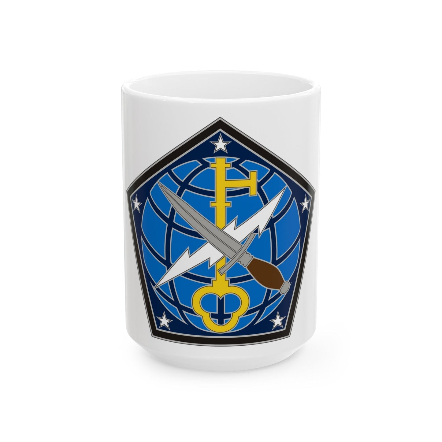 704 Military Intelligence Brigade (U.S. Army) White Coffee Mug-15oz-The Sticker Space