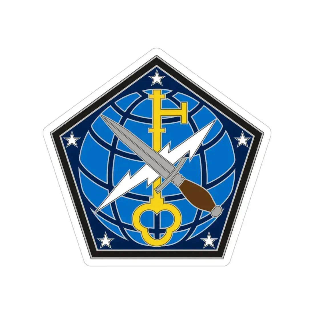 704 Military Intelligence Brigade (U.S. Army) Transparent STICKER Die-Cut Vinyl Decal 4 Inch - The Sticker Space