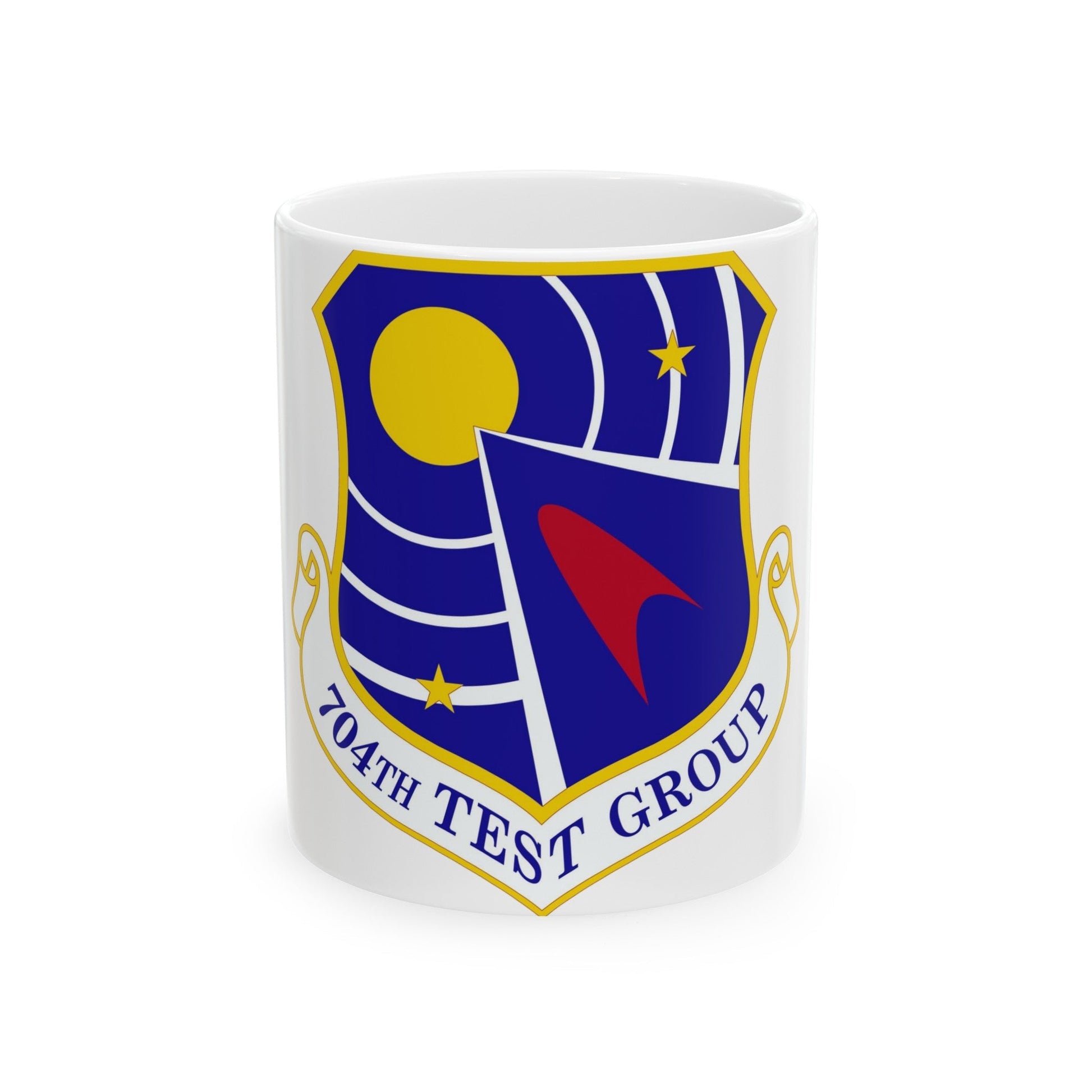 704 Test Group AFMC (U.S. Air Force) White Coffee Mug-11oz-The Sticker Space