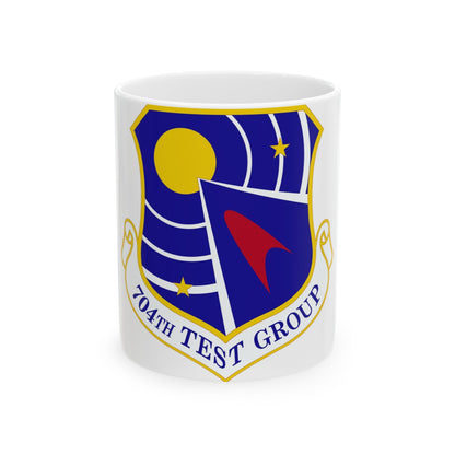 704 Test Group AFMC (U.S. Air Force) White Coffee Mug-11oz-The Sticker Space