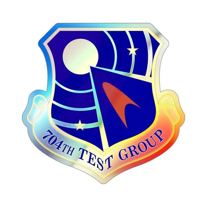 704 Test Group AFMC (U.S. Air Force) Holographic STICKER Die-Cut Vinyl Decal 5 Inch Holographic - The Sticker Space