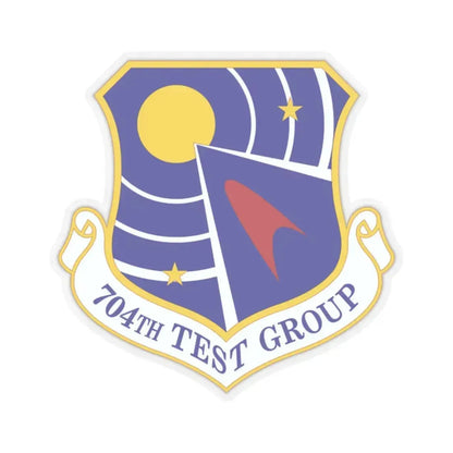704 Test Group AFMC (U.S. Air Force) STICKER Vinyl Kiss-Cut Decal 2 Inch Transparent - The Sticker Space