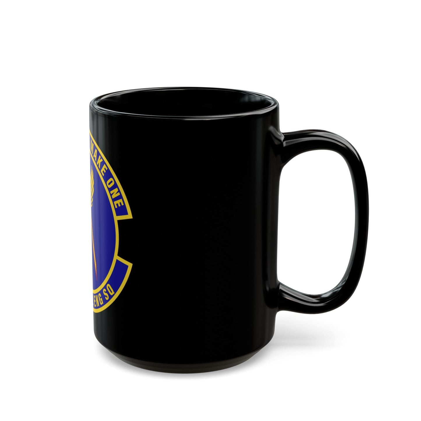 704th Civil Engineer Squadron (U.S. Air Force) Black Coffee Mug-The Sticker Space