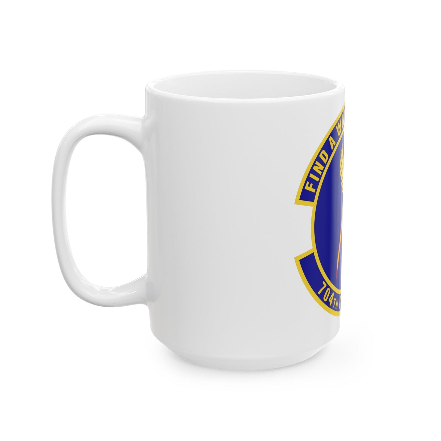 704th Civil Engineer Squadron (U.S. Air Force) White Coffee Mug-The Sticker Space