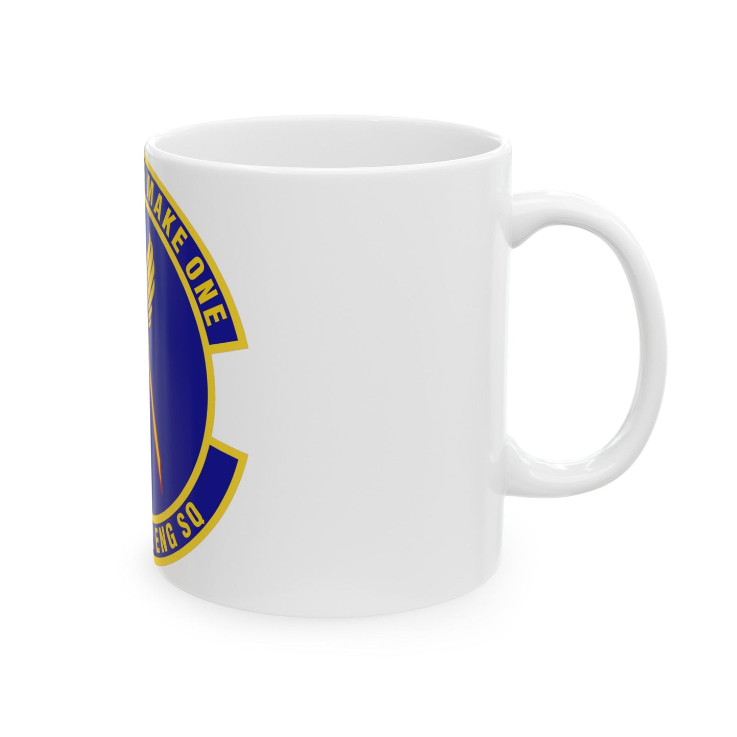 704th Civil Engineer Squadron (U.S. Air Force) White Coffee Mug-The Sticker Space