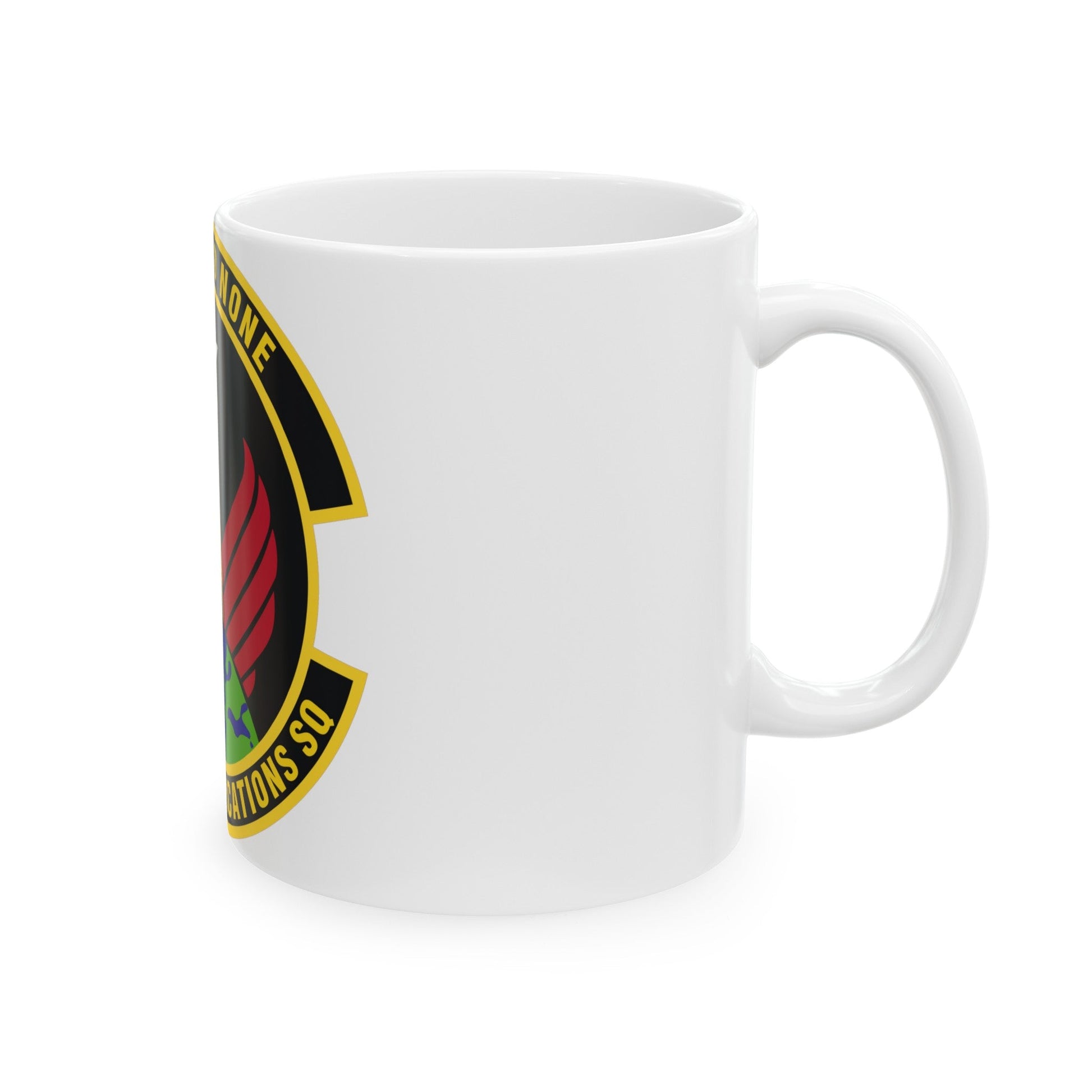 704th Communications Squadron (U.S. Air Force) White Coffee Mug-The Sticker Space