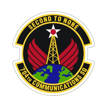 704th Communications Squadron (U.S. Air Force) STICKER Vinyl Die-Cut Decal 4 Inch - The Sticker Space