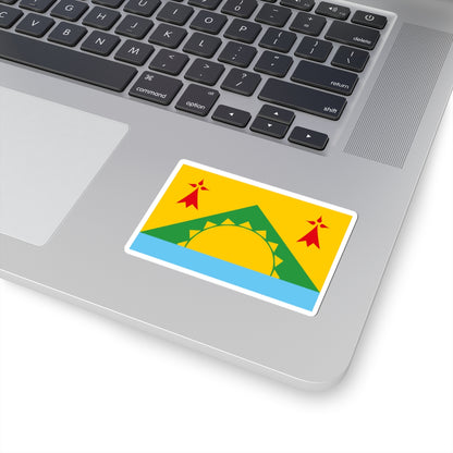Bidar District Flag (France) STICKER Vinyl Kiss-Cut Decal