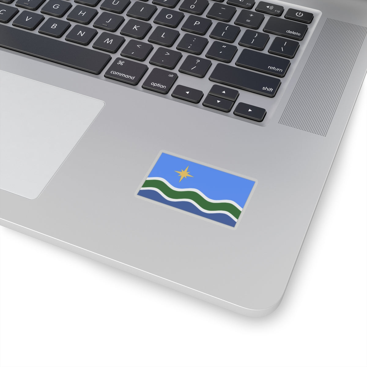 Flag of Duluth, Minnesota - STICKER Vinyl Kiss-Cut Decal