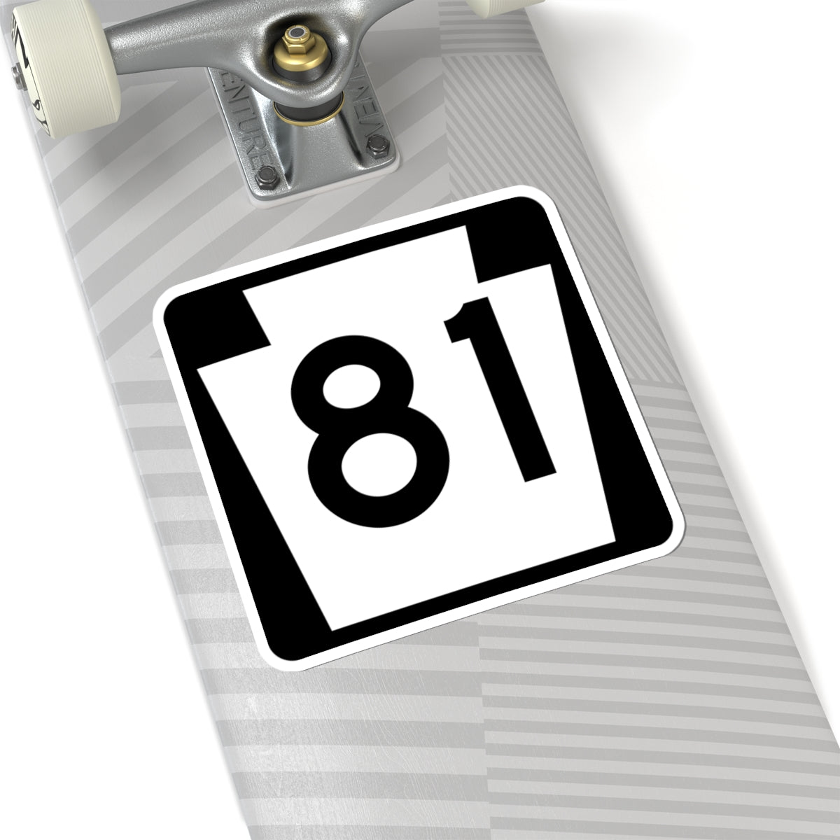 PA-81 (Pennsylvania) (Road Sign) STICKER Vinyl Kiss-Cut Decal