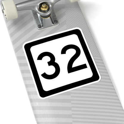 WV-32 (Virginia) (Road Sign) STICKER Vinyl Kiss-Cut Decal