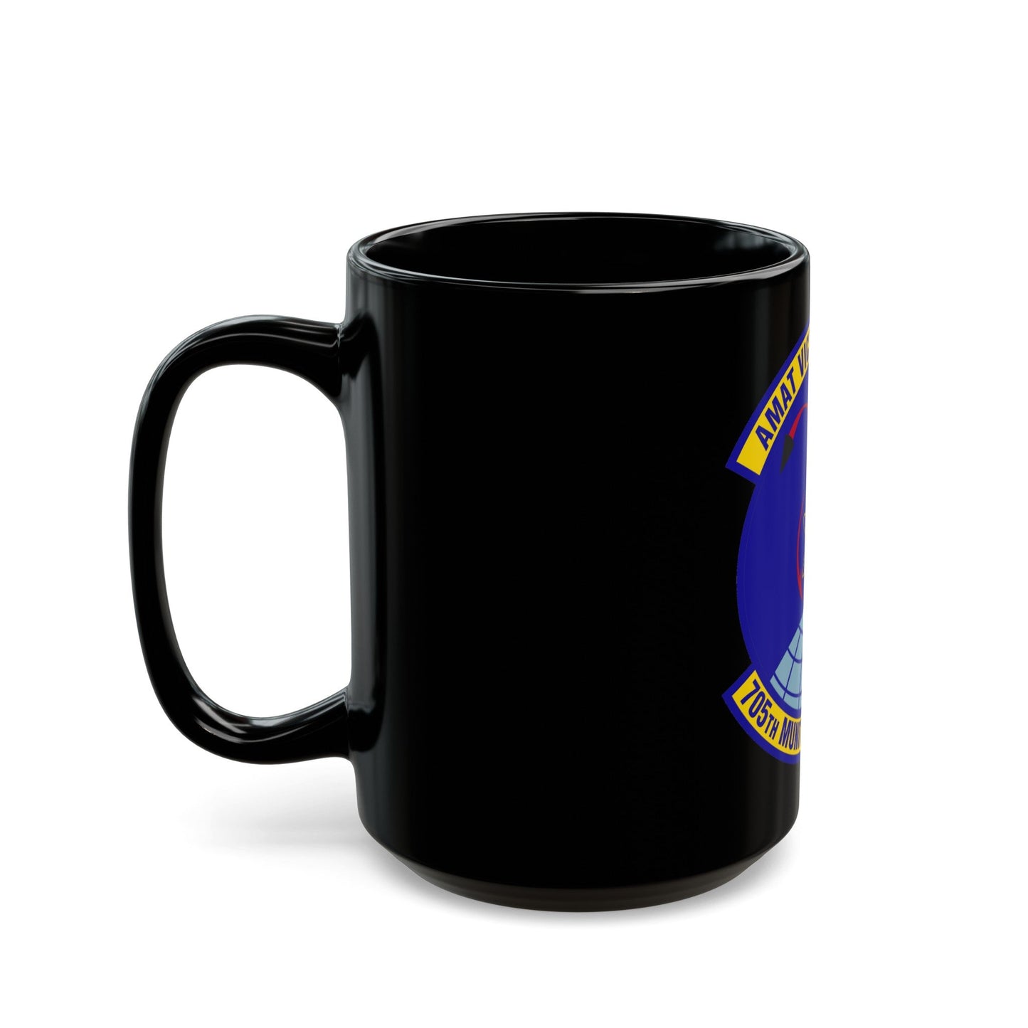 705th Munitions Squadron (U.S. Air Force) Black Coffee Mug-The Sticker Space