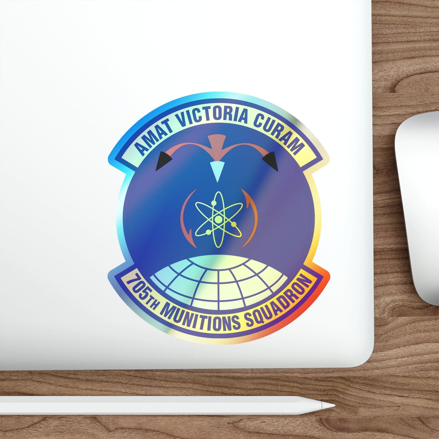 705th Munitions Squadron (U.S. Air Force) Holographic STICKER Die-Cut Vinyl Decal-The Sticker Space