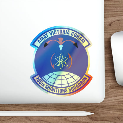 705th Munitions Squadron (U.S. Air Force) Holographic STICKER Die-Cut Vinyl Decal-The Sticker Space