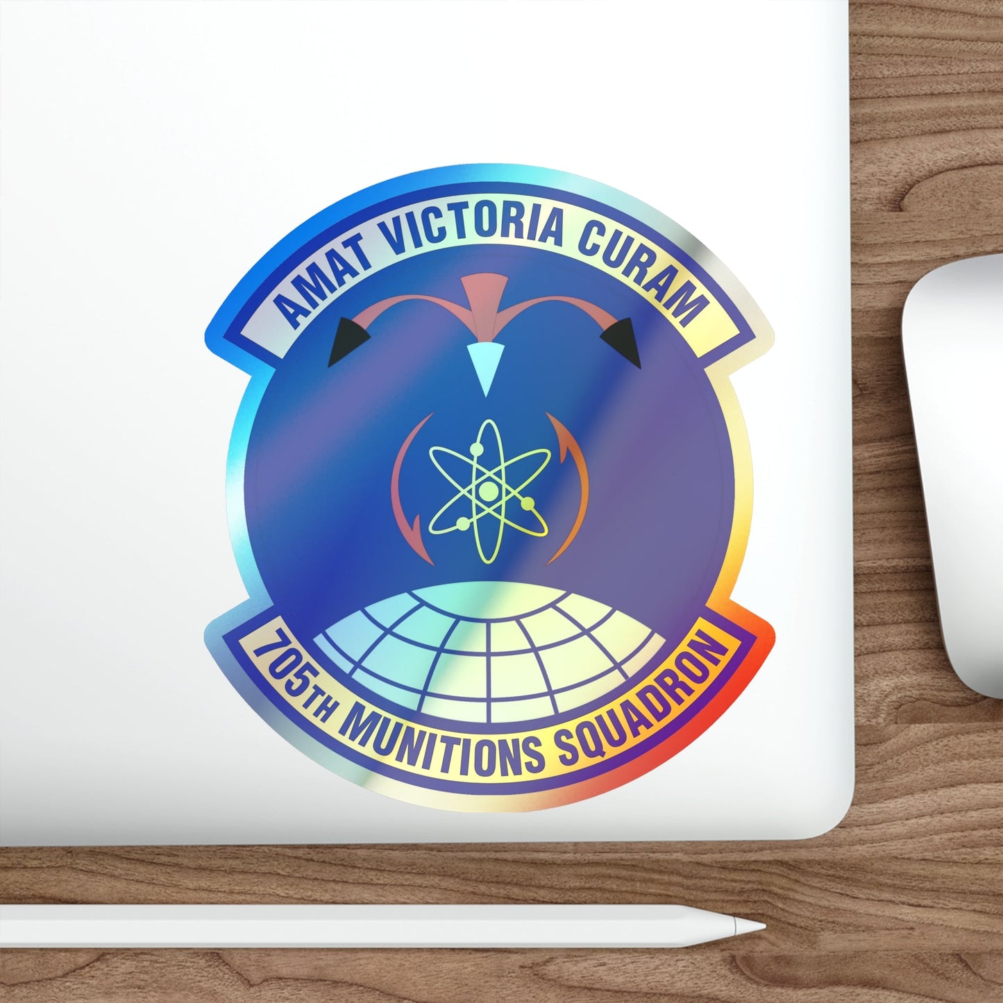 705th Munitions Squadron (U.S. Air Force) Holographic STICKER Die-Cut Vinyl Decal-The Sticker Space