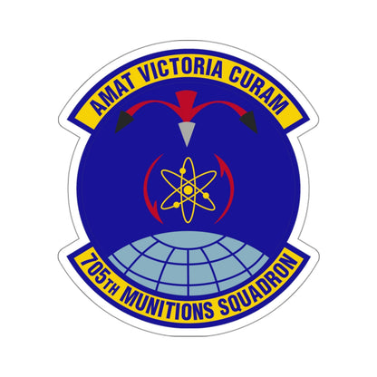 705th Munitions Squadron (U.S. Air Force) STICKER Vinyl Die-Cut Decal-White-The Sticker Space