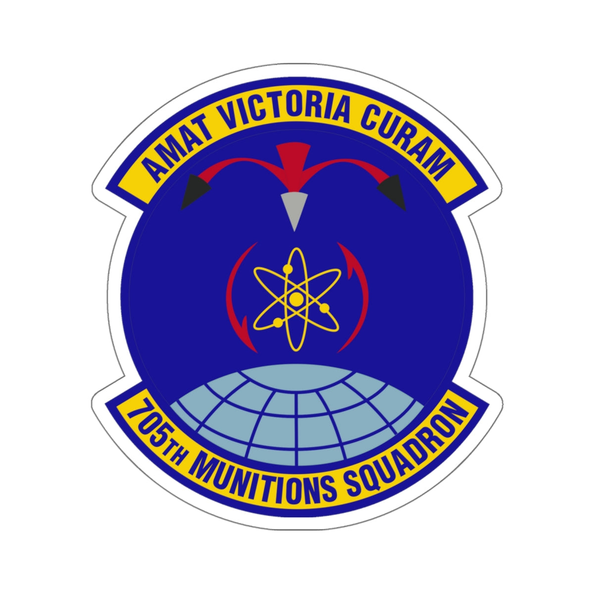 705th Munitions Squadron (U.S. Air Force) STICKER Vinyl Die-Cut Decal-White-The Sticker Space