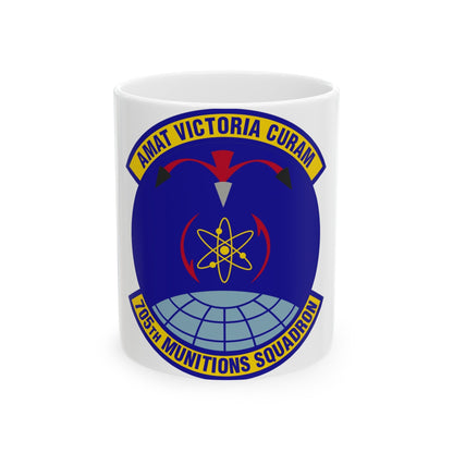 705th Munitions Squadron (U.S. Air Force) White Coffee Mug-11oz-The Sticker Space