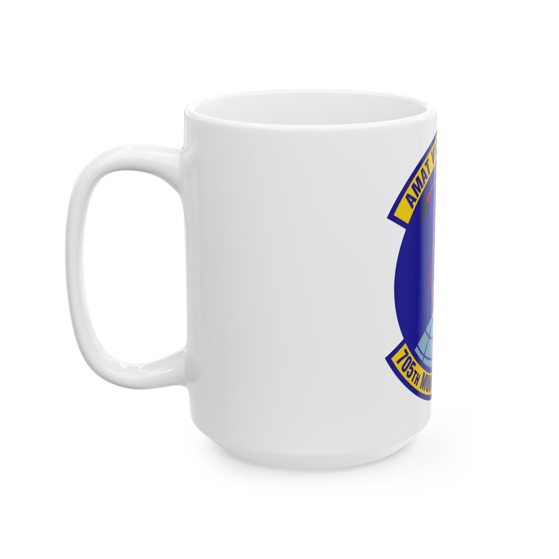 705th Munitions Squadron (U.S. Air Force) White Coffee Mug-The Sticker Space